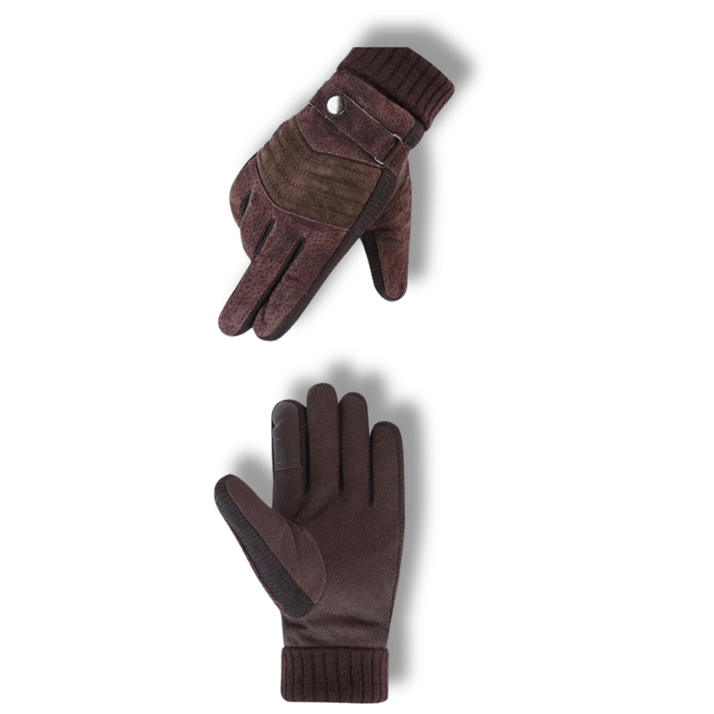 Gants chauds tactiles homme