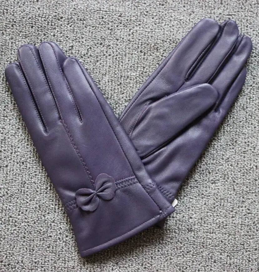 Gants cuir femme Chic