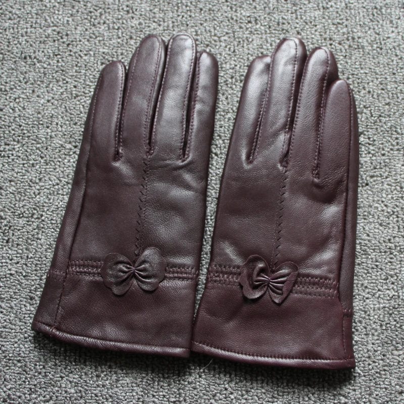 Gants cuir femme Chic