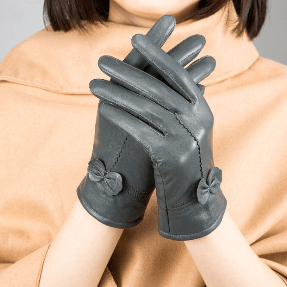 Gants cuir femme Chic