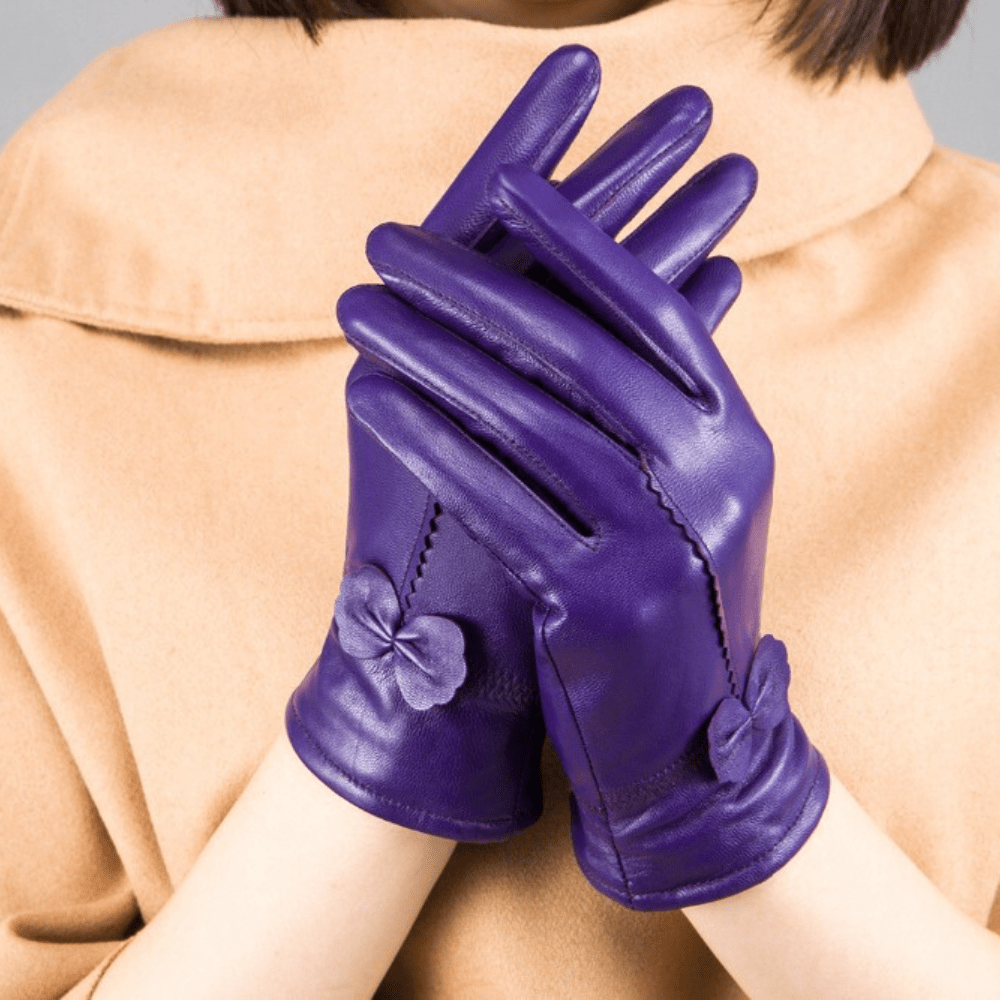 Gants cuir femme Chic