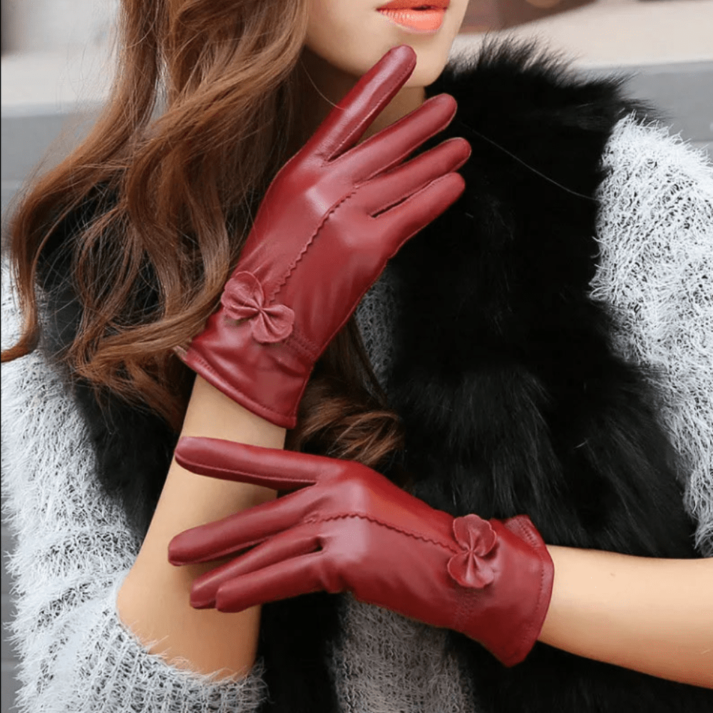 Gants cuir femme Chic