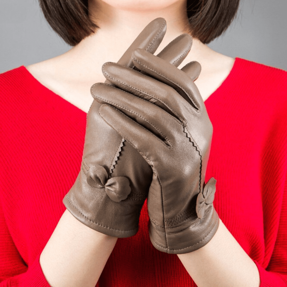 Gants cuir femme Chic