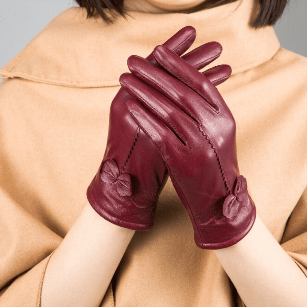 Gants cuir femme Chic