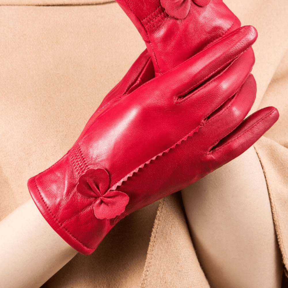 Gants cuir femme Chic