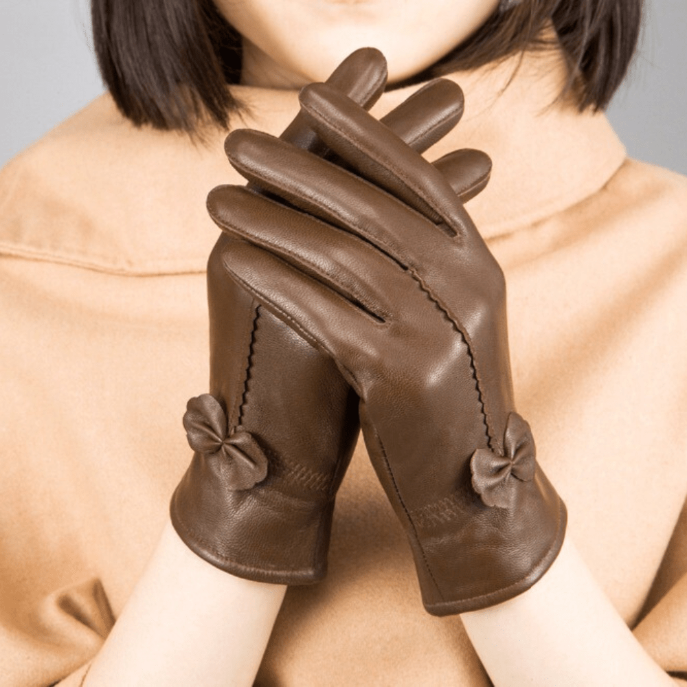 Gants cuir femme Chic