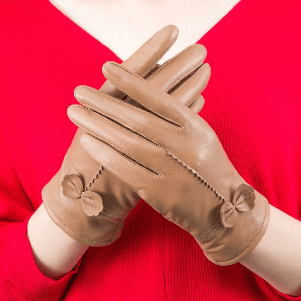 Gants cuir femme Chic