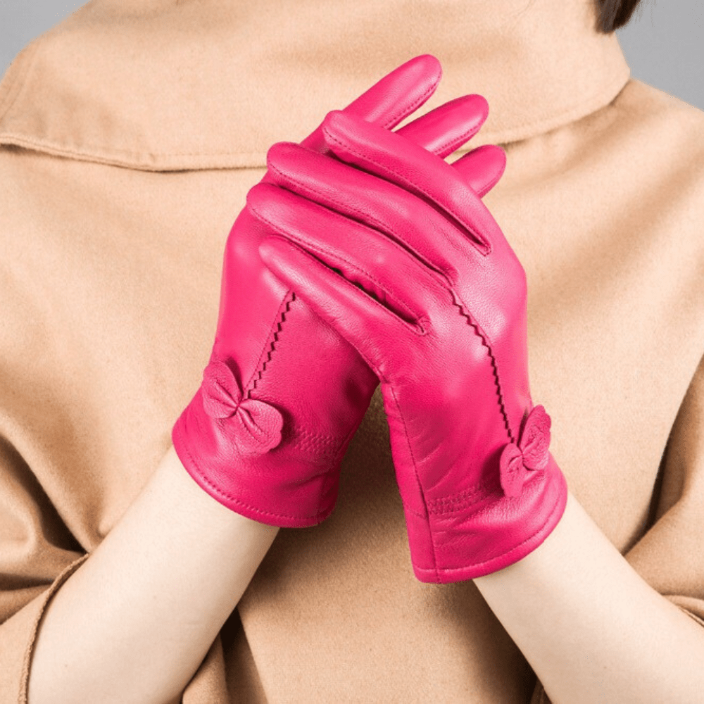 Gants cuir femme Chic