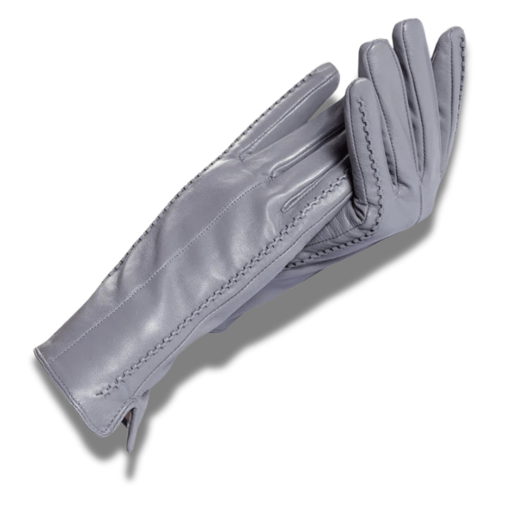 Gants cuir femme long chaud