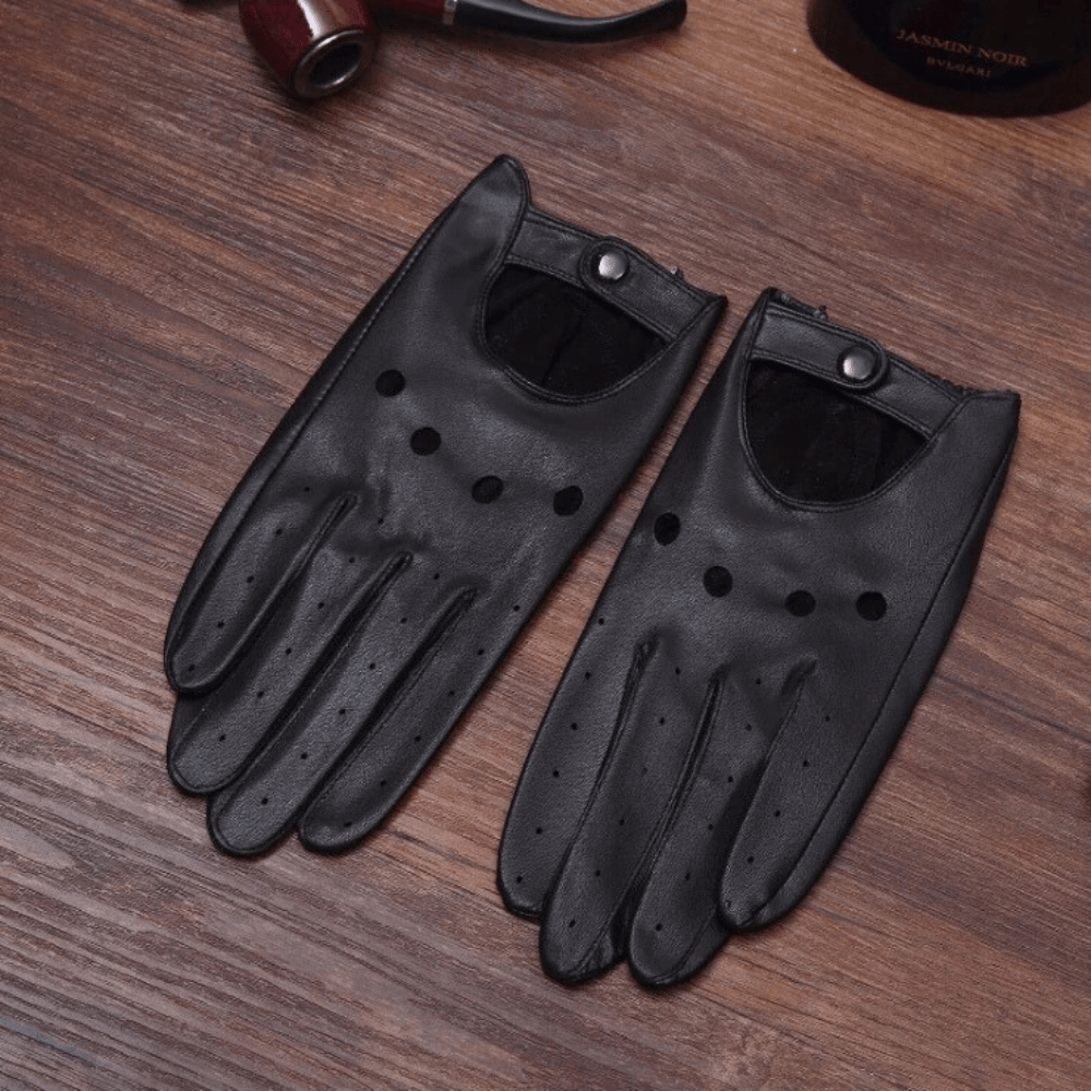 Gants cuir homme conduite