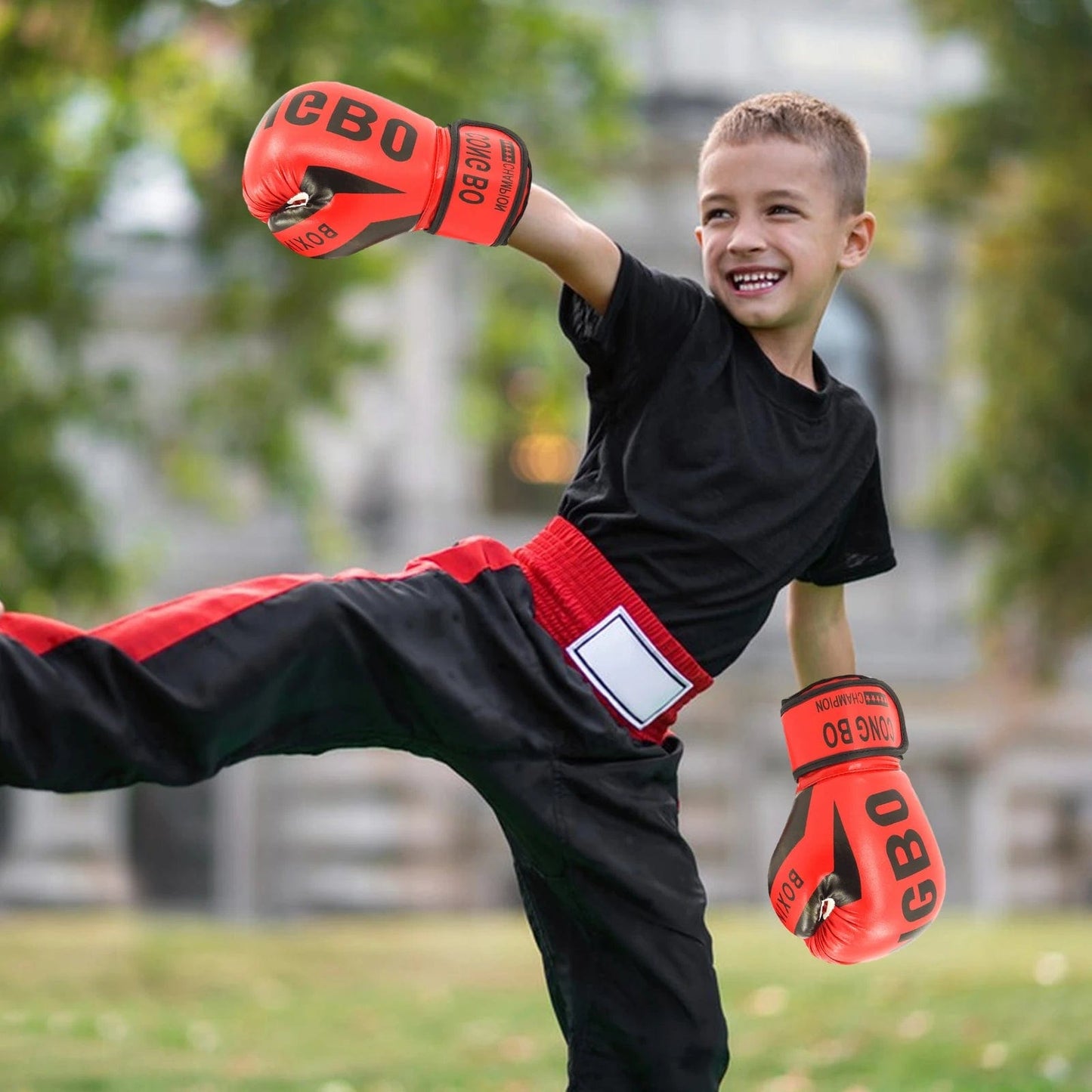 Gants de boxe adolescent