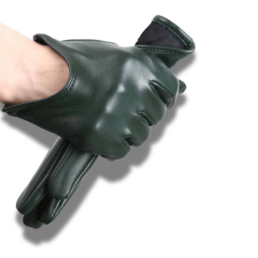 Gants de conduite cuir femme