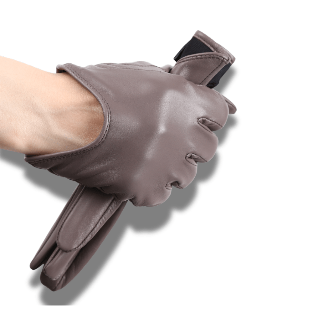 Gants de conduite cuir femme