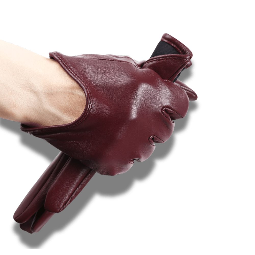 Gants de conduite cuir femme