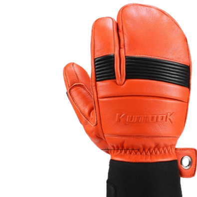 Gants de ski homme cuir