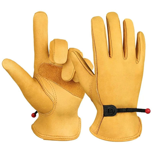 Gants de travail en cuir souple