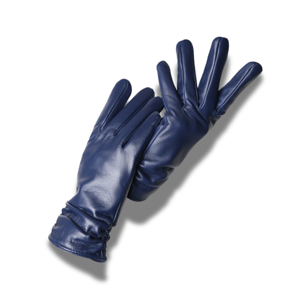 Gants en cuir fourré femme