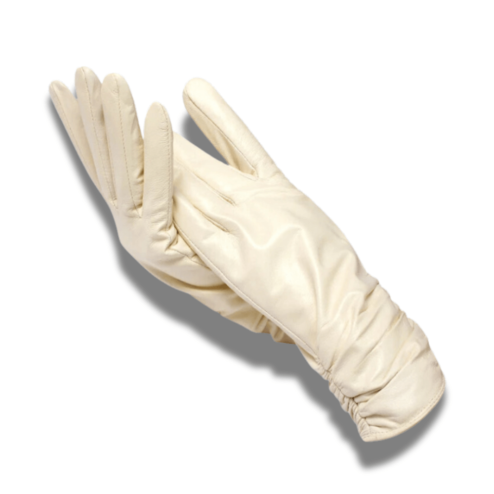 Gants en cuir fourré femme