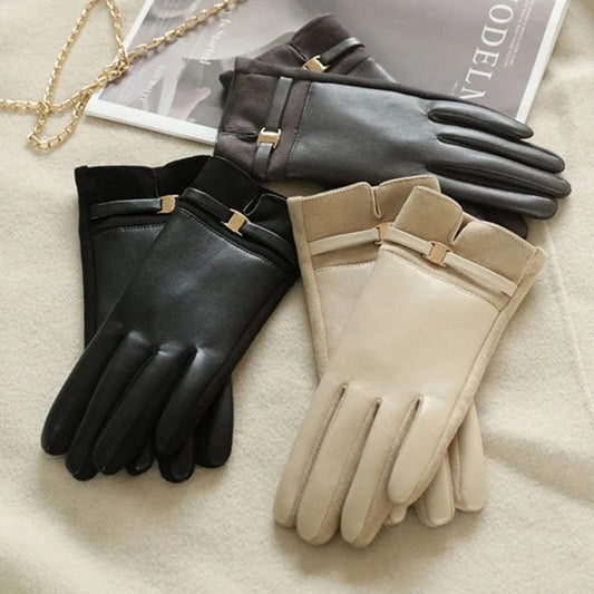 Gants femme hiver Luxe