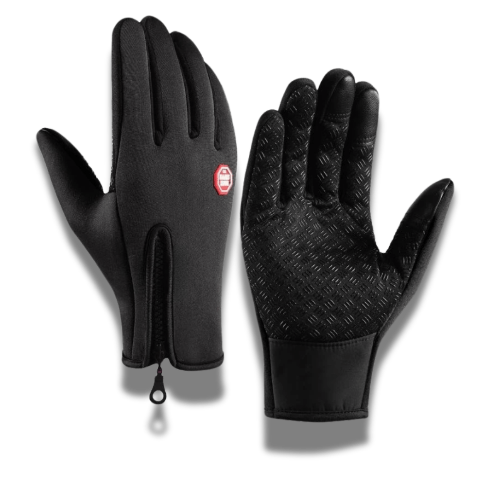 Gants hiver tactiles noir