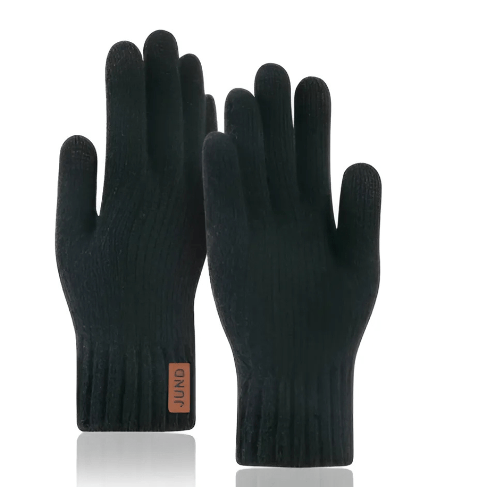 Gants laine tactiles femme