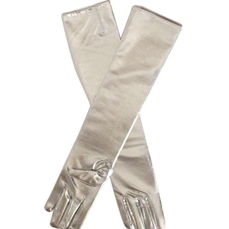 Gants long femme faux cuir