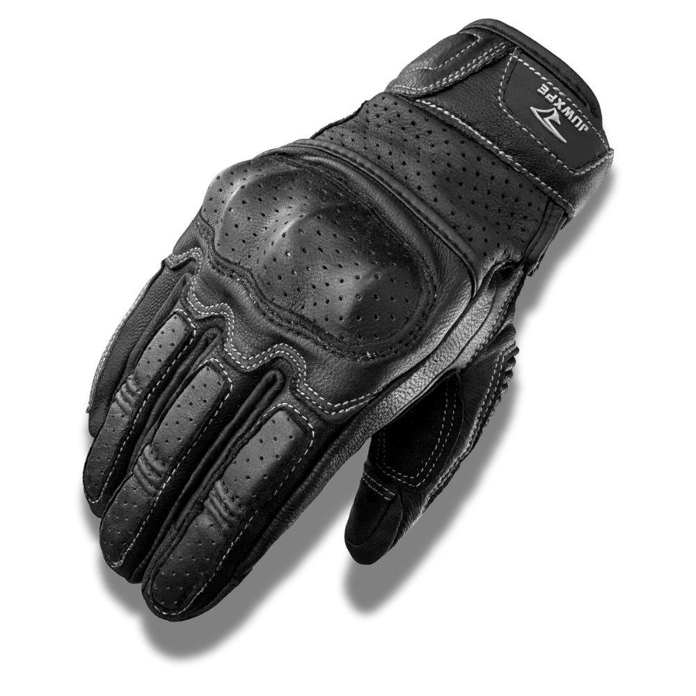 Gants moto cuir Vintage