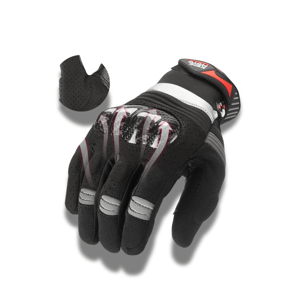 Gants moto respirants tactiles