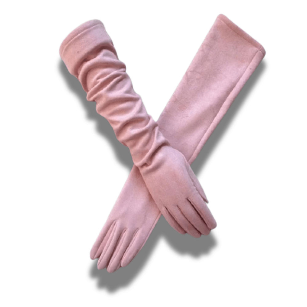 Gants tactiles longs femme